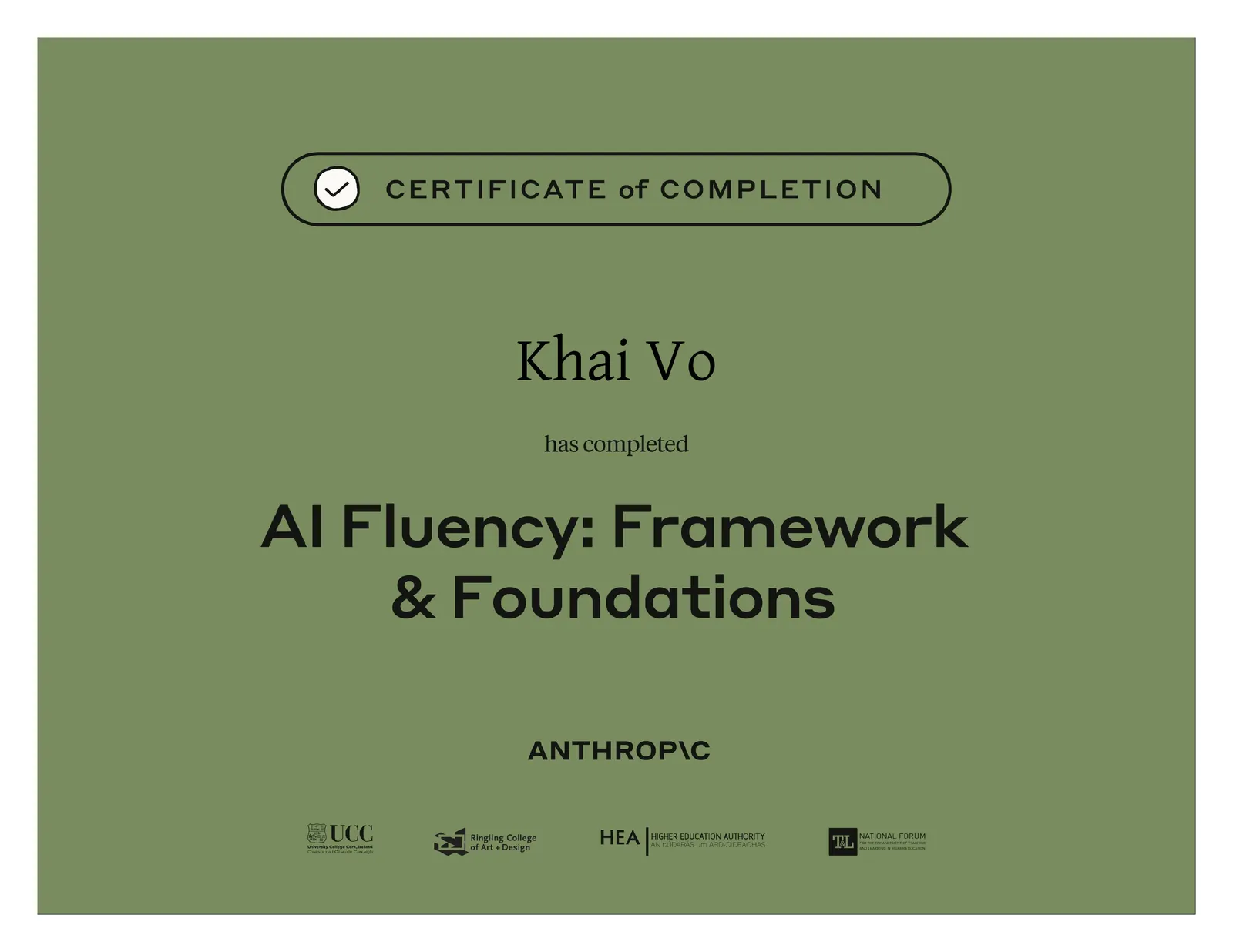 AI Fluency Framework: Foundations